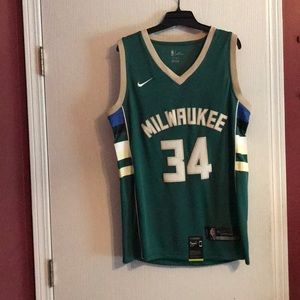 Giannis Antetokounmpo #34 Bucks Jersey Sz:M
